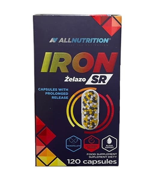 Allnutrition Iron - 120 kapslar – Allnutrition förpackning