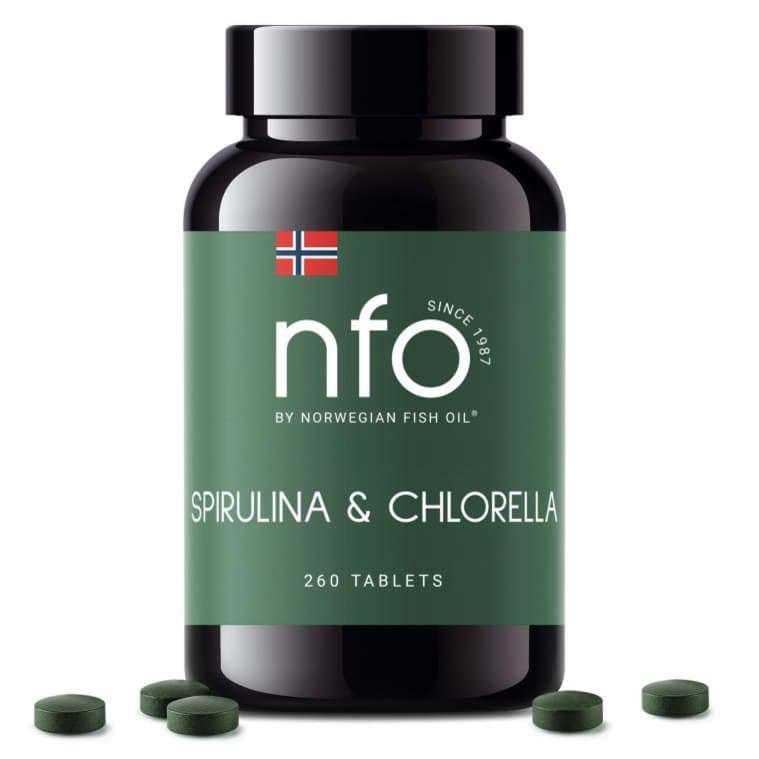 Nfo - Spirulina & Chlorella - 260 Tabs