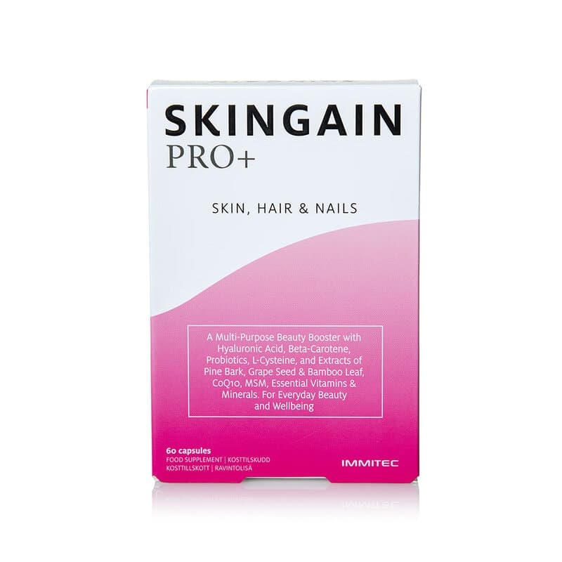Skingain PRO+ 60 cápsulas | Immitec – Immitec embalagem
