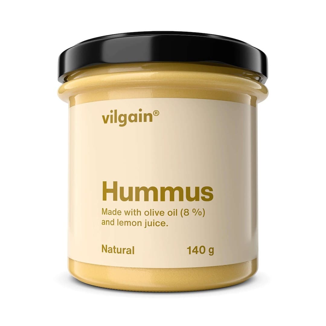 Vilgain Hummus natural 140 g – Vilgain verpakking