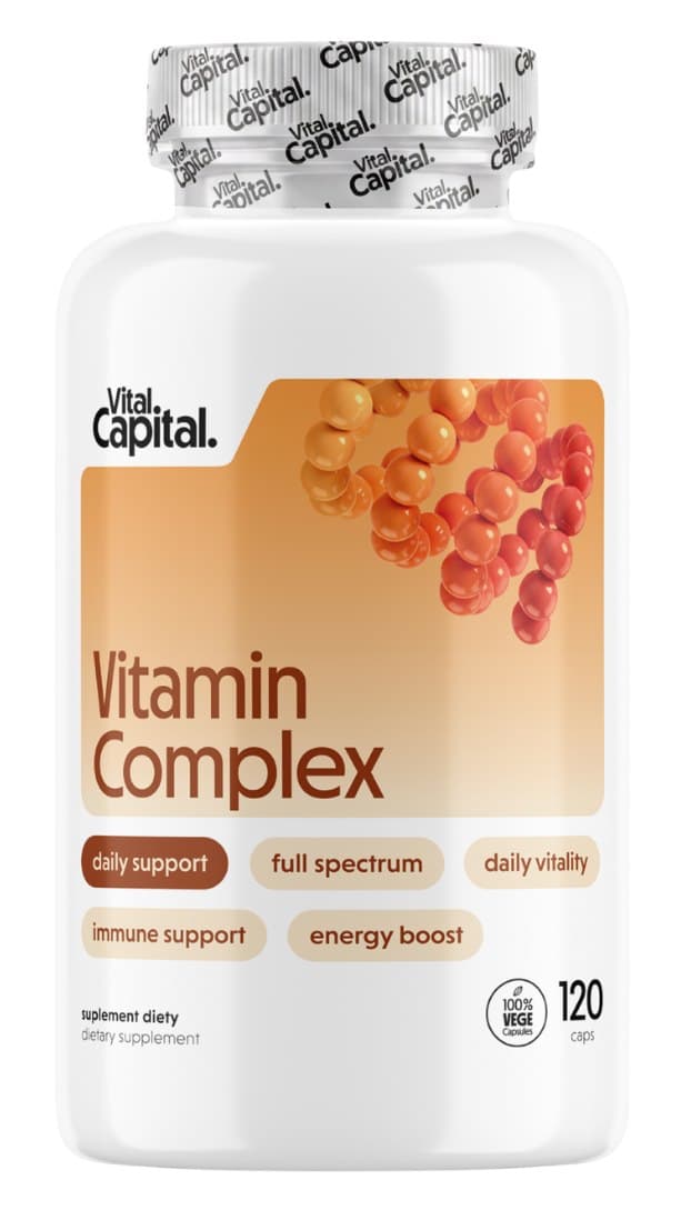 Vital Capital - Vitamin Complex 120 kapsler – Vital Capital emballage