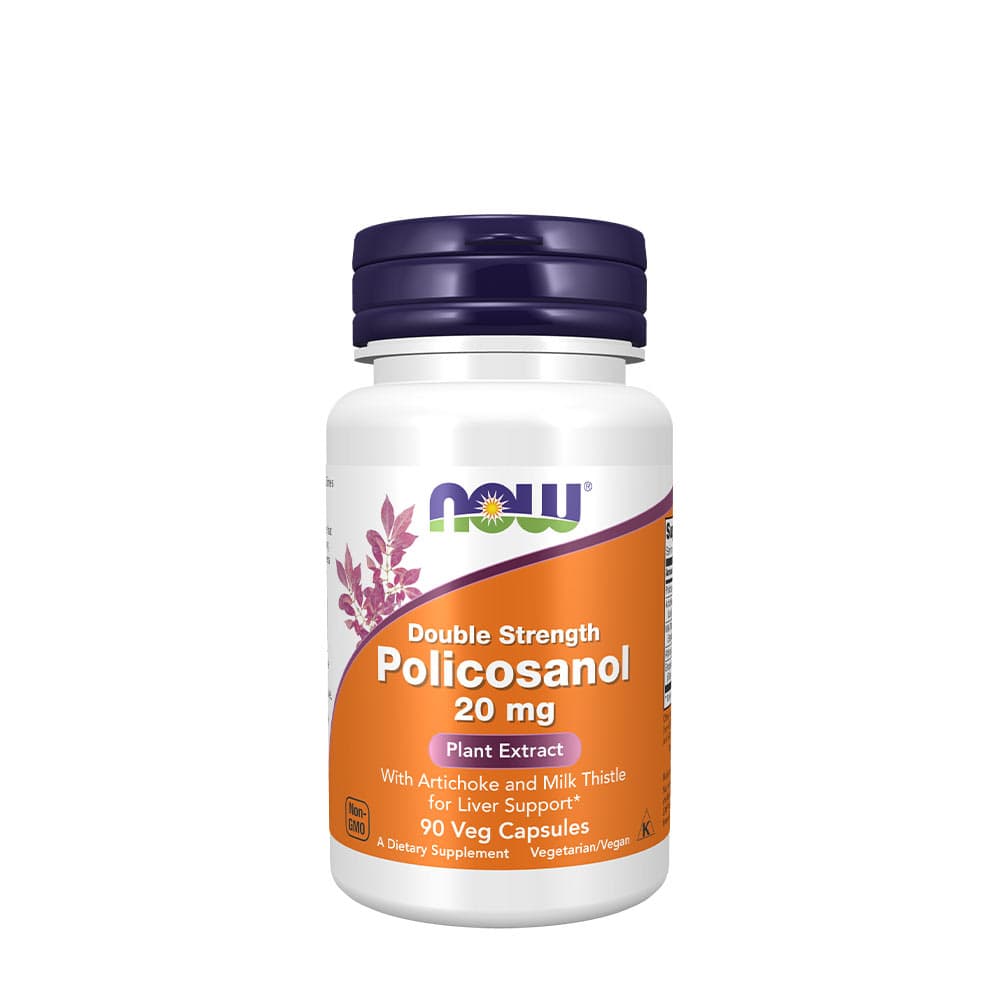 NOW Foods - Policosanol 20mg - 90 vegetabiliska kapslar