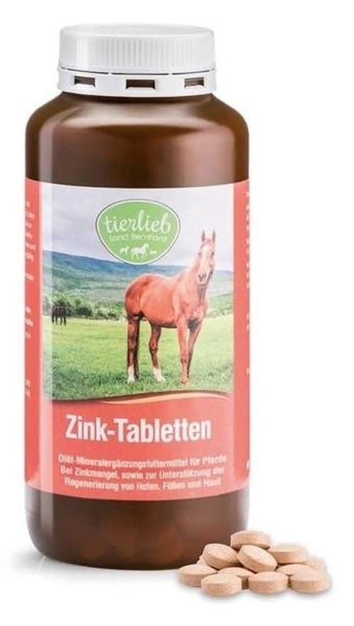 Tierlieb Organic Zinc For Horses - 500 Tabletter
