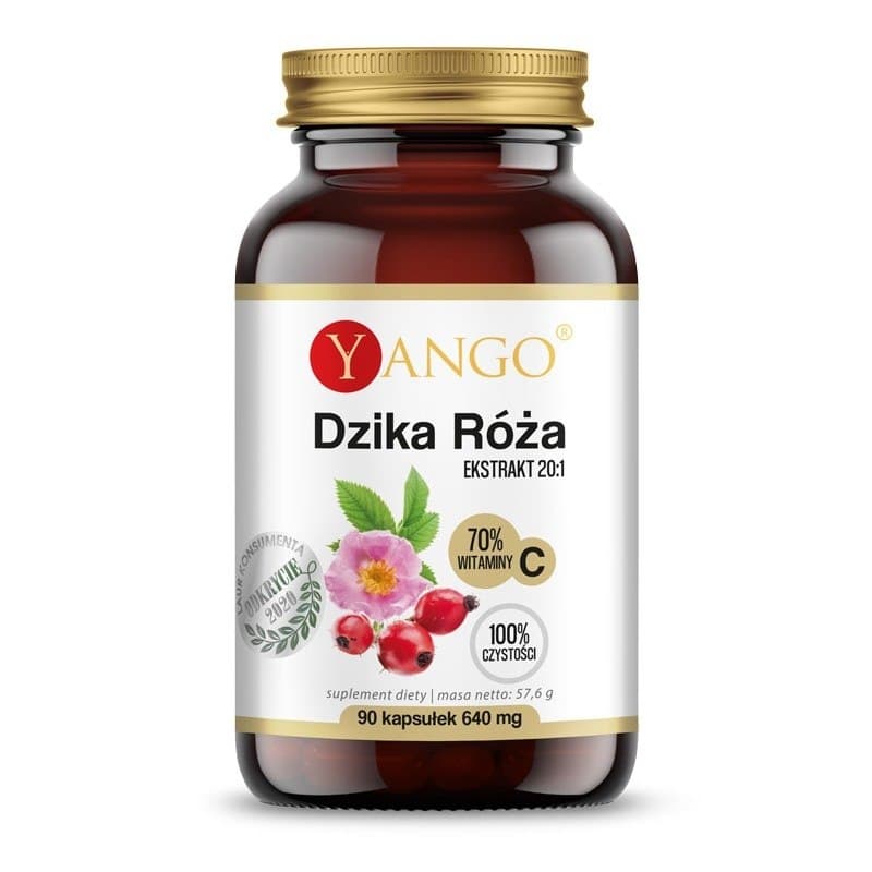 Yango - Wild Rose Extract 20:1 - 90 Caps, 640mg