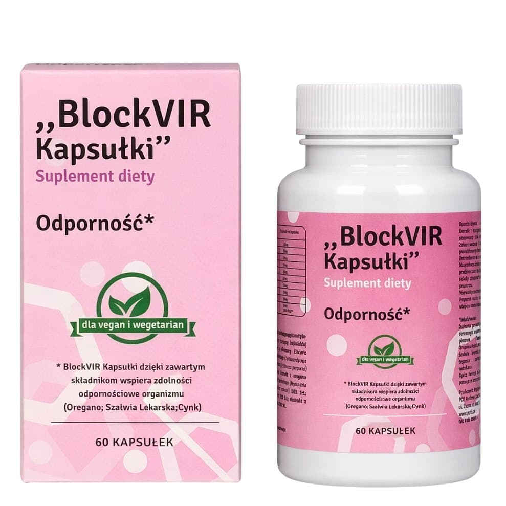 Blockvir Immunity 60 Caps | Polskie Centrum Farmaceutyczne
