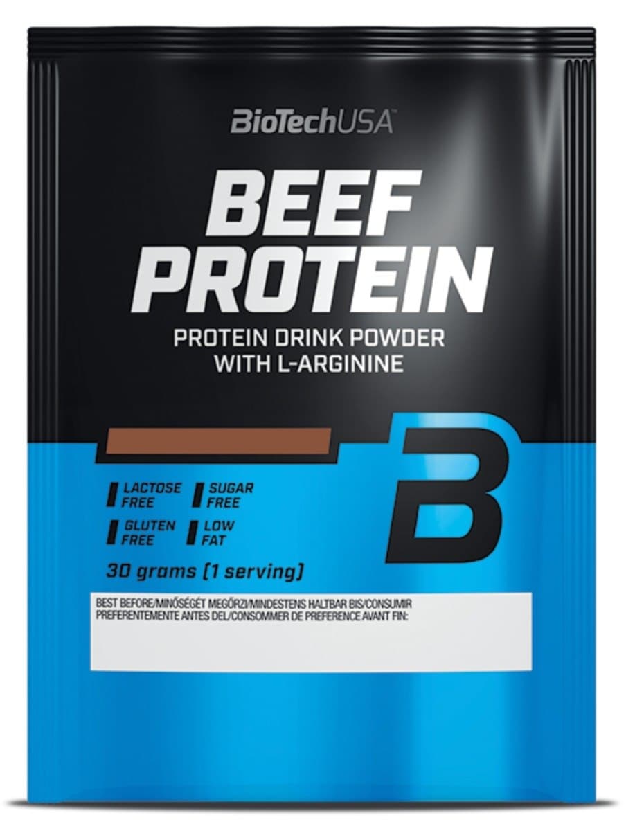 BioTech USA Beef Protein 30g Aardbeiensmaak