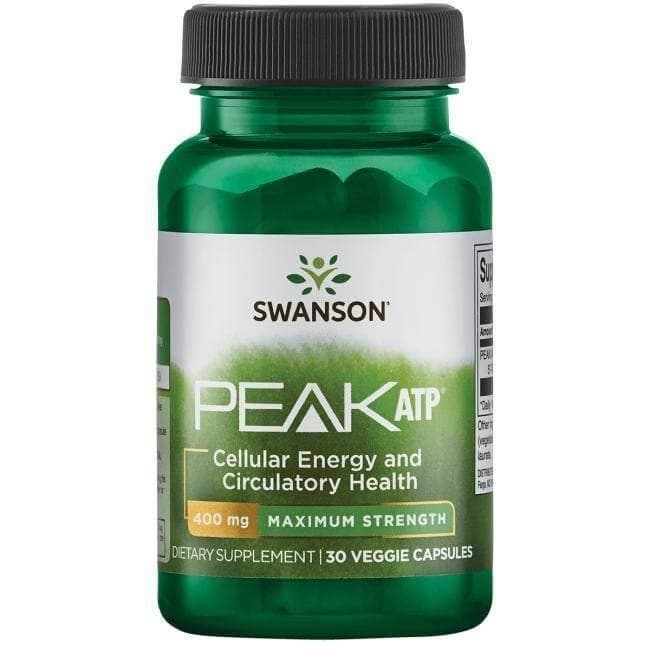 Swanson Peak ATP® 400 mg - 30 wegetariańskich kapsułek – Swanson packaging