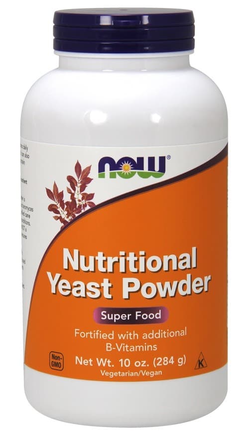 NOW Foods Nutritional Yeast Powder 284g – NOW Foods förpackning