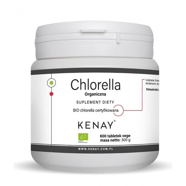 Kenay Organic Chlorella – Kenay packaging