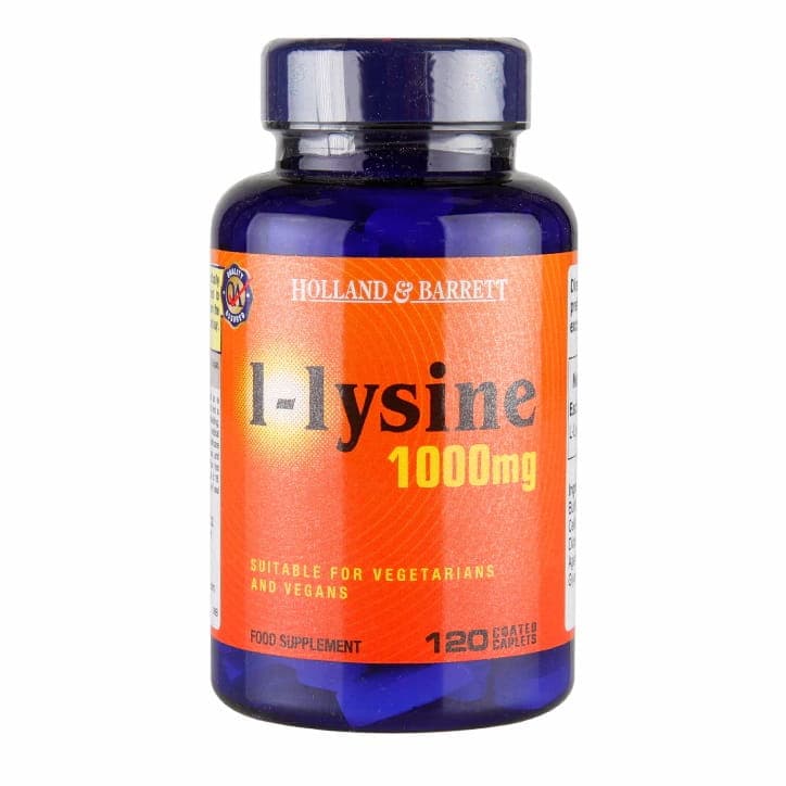 Holland & Barrett L-Lysine 1000mg 120 compresse – Holland & Barrett confezione