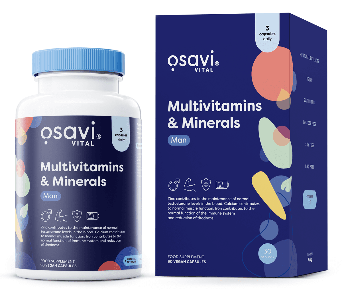 Osavi - Multivitamins & Minerals Man – Osavi packaging