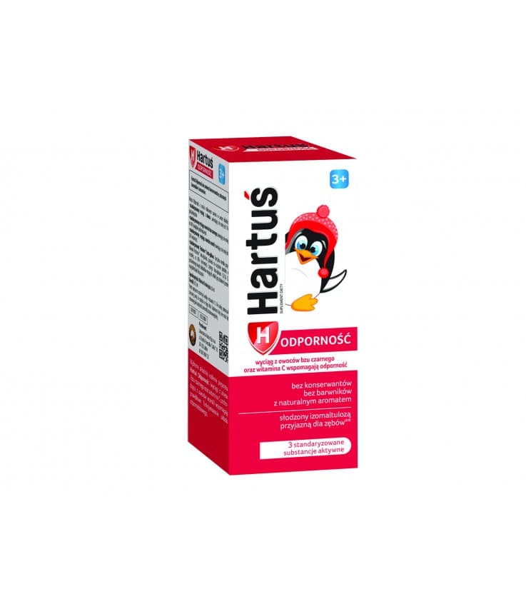 Nord Farm Hartuś Syrop Odporność 120 ml – Hartus packaging
