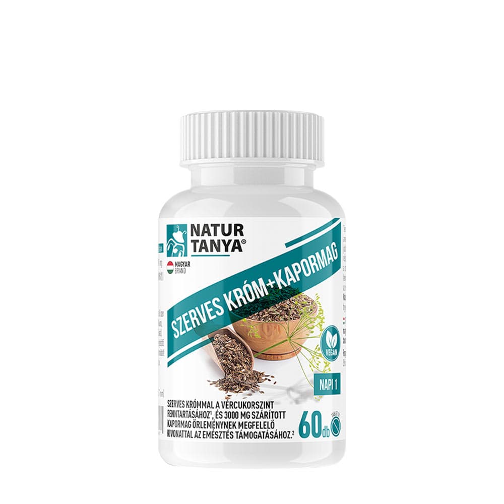 Natur Tanya - Organic Chromium + Copper Core Concentrate - 60 tabletten