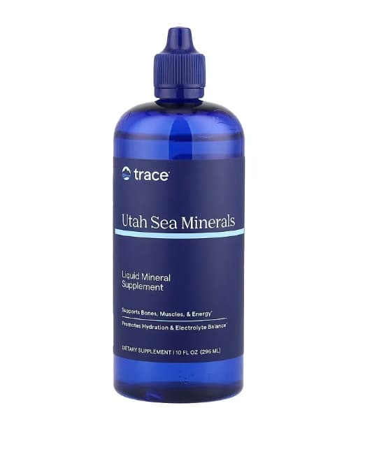 Trace Minerals - Utah Sea Minerals - 296 ml flüssiges Mineralstoffpräparat – Trace Minerals packaging