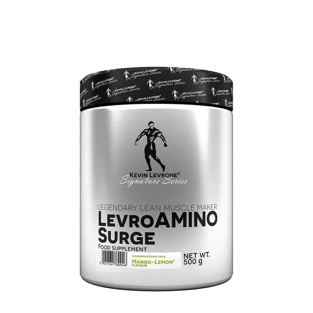 Kevin Levrone - Levro Amino Surge, Mango Lemon - 500g – Kevin Levrone förpackning
