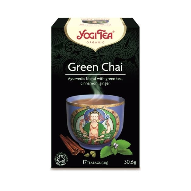 Te Chai Green 17 Beutel – YOGI TEA Verpackung