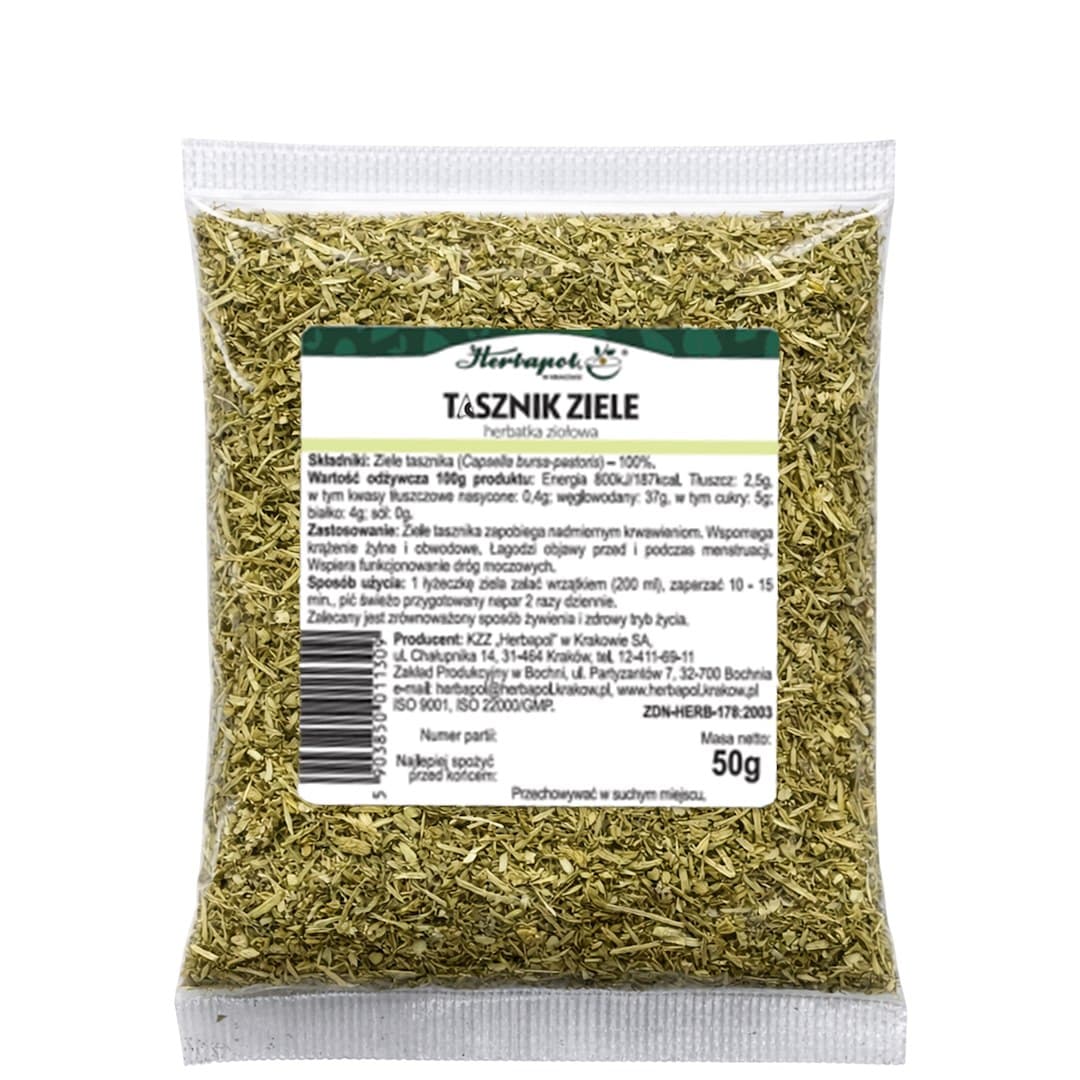 Herbapol Kraków - Shepherd's Purse Herb 50g – Herbapol Kraków förpackning