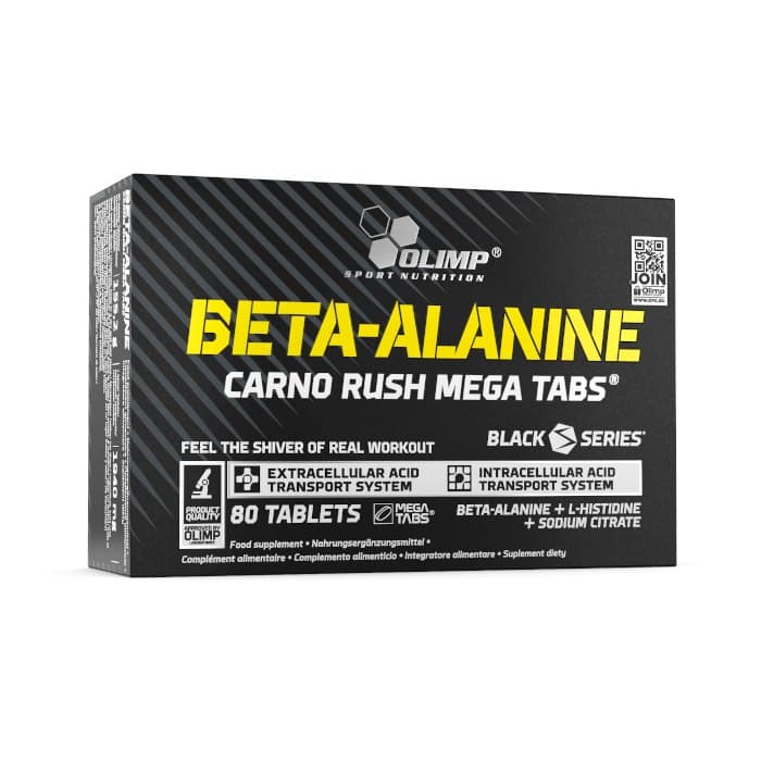 Olimp Labs Beta Alanine Carno Rush Mega Tabs 3000 mg – 80 tabletek – Olimp Labs opakowanie