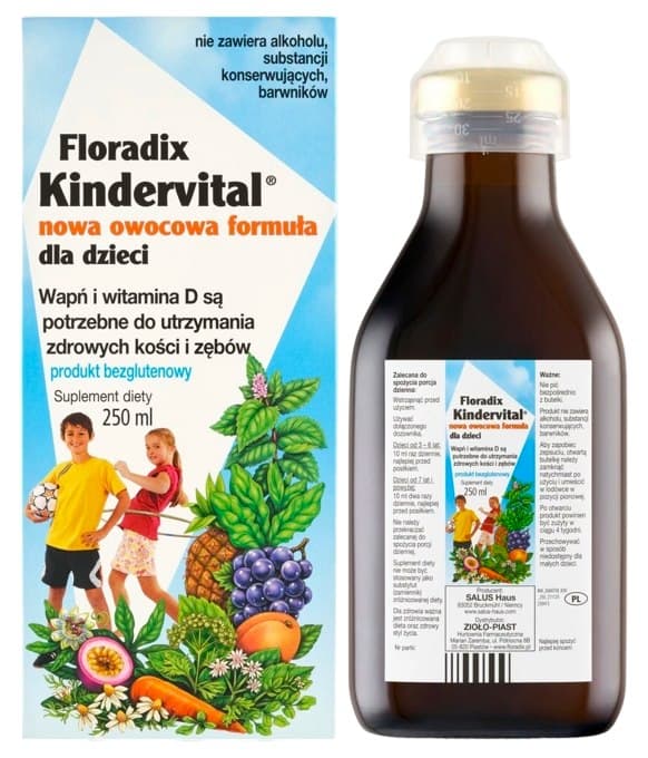 Floradix - Kindervital - 250 ml – Floradix empaque