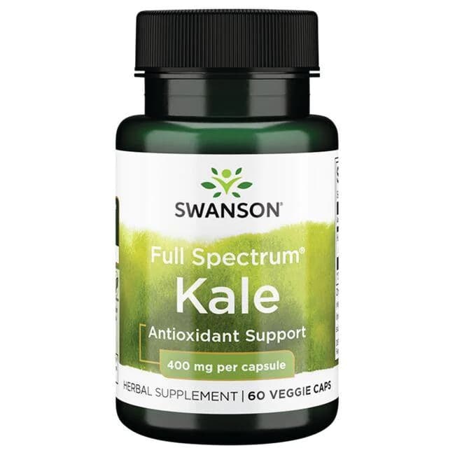 Swanson Full Spectrum Kohl 400mg 60 Vegetarische Kapseln – Swanson packaging