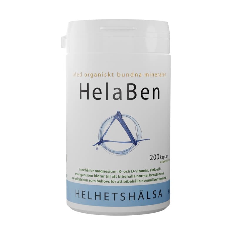 HelaBen 200 capsules – Helhetshälsa packaging