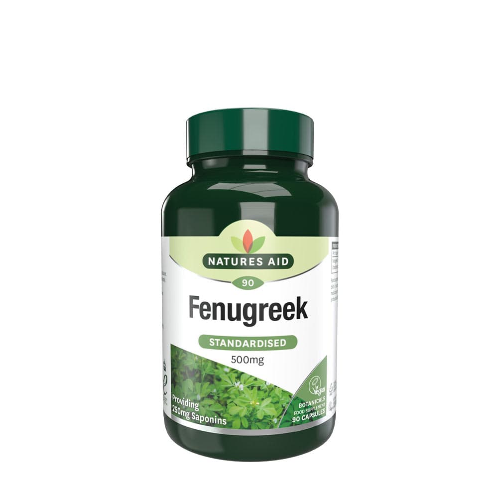 Natures Aid Fenugreek Standardized 500mg - 90 kapslar