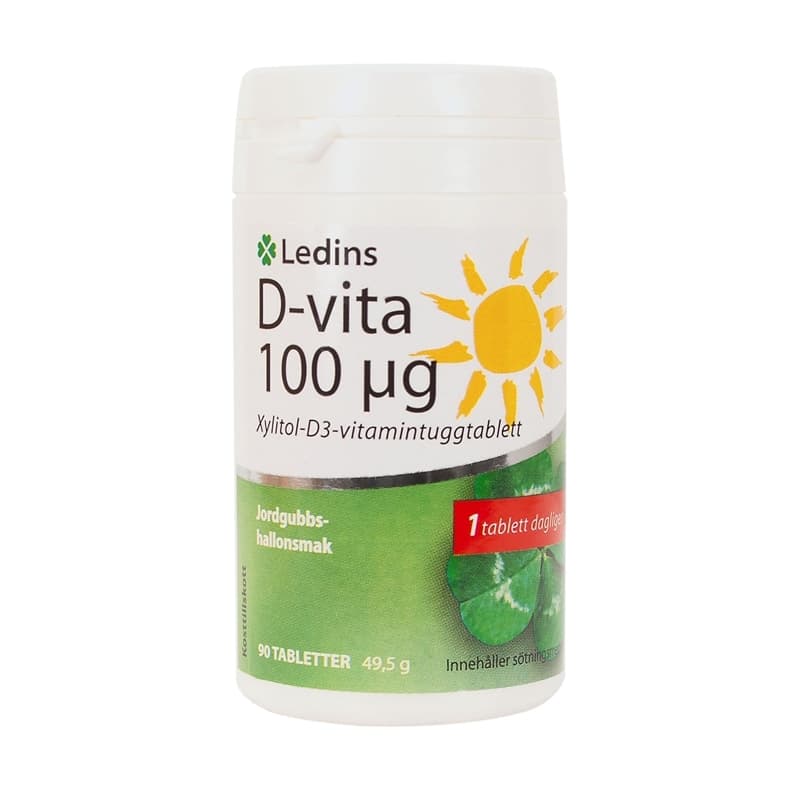 Vitamine D 100 µg 90 comprimés – Ledins emballage