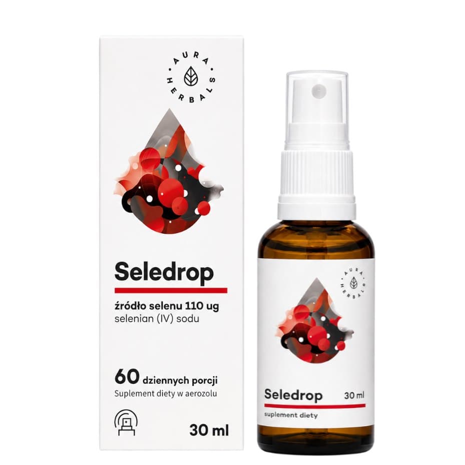Aura Herbals - Seledrop (Sélénium - 30ml) – Aura Herbals packaging
