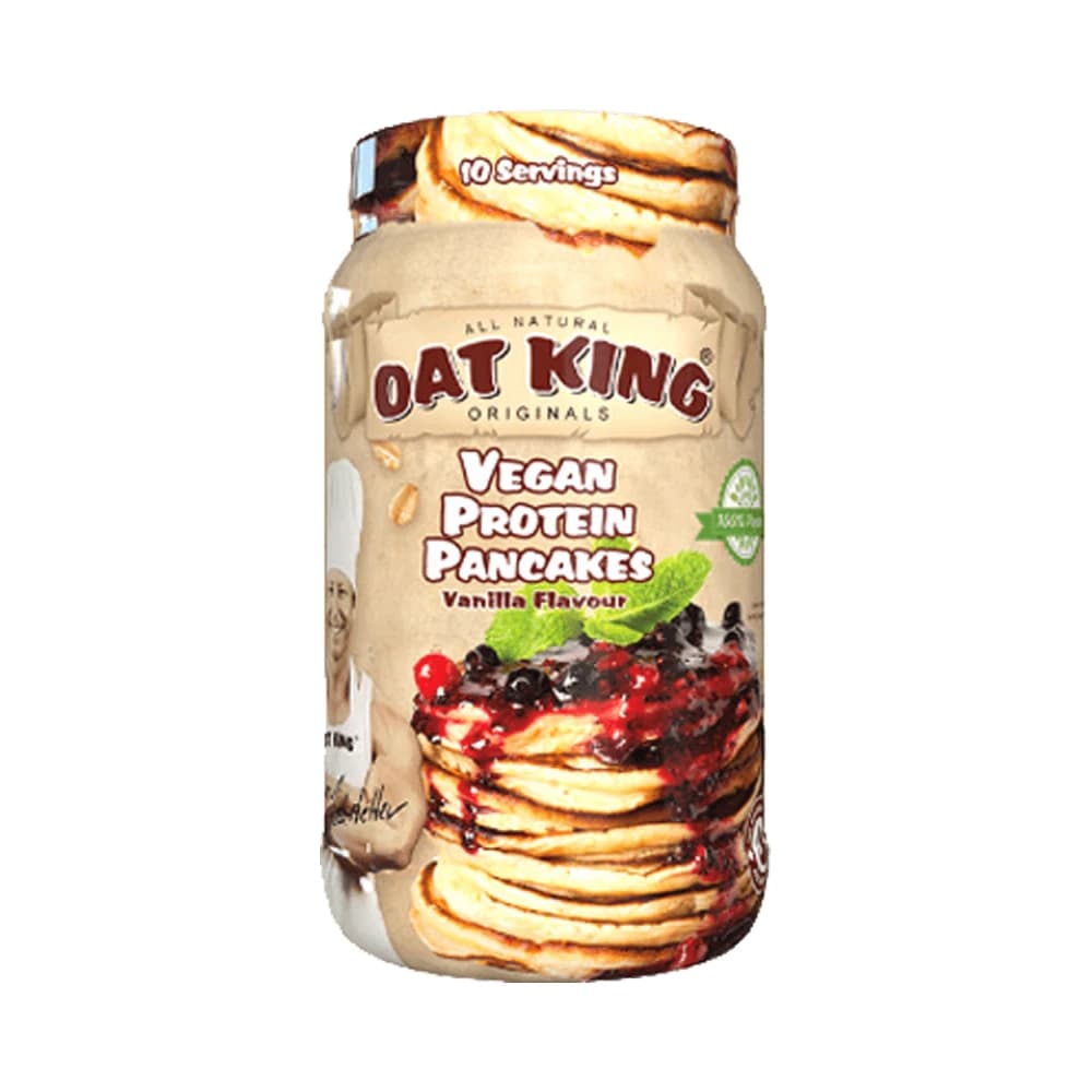 Oat King Vegan Protein Pancakes Vanille – OAT KING emballage