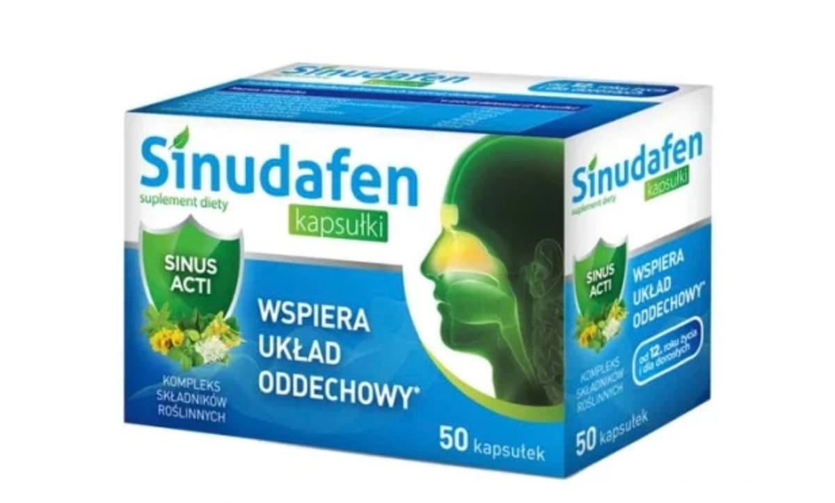 Nord Farm Sinudafen 50 capsules – Sinudafen emballage