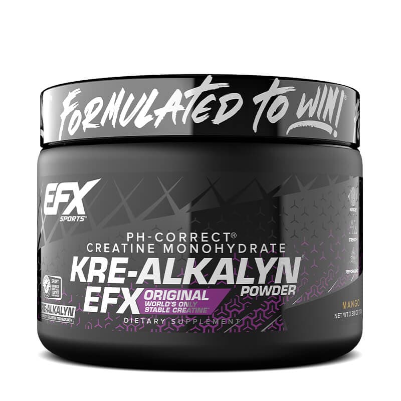 Kre-Alkalyn Pulver Mango 110g | EFX Sports – EFX Sports opakowanie