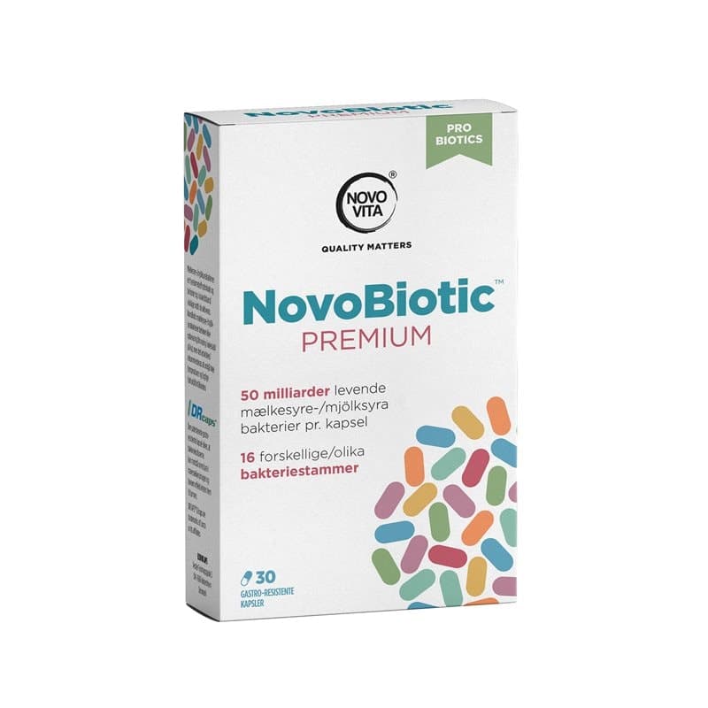 NovoBiotic Premium 30 cápsulas – Novo Vita embalagem