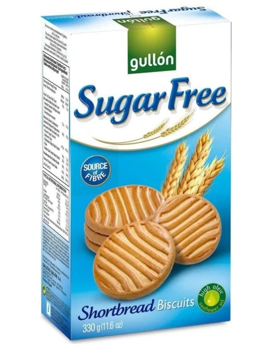 Gullón - SugarFree Shortbread Biscuits – Gullón förpackning