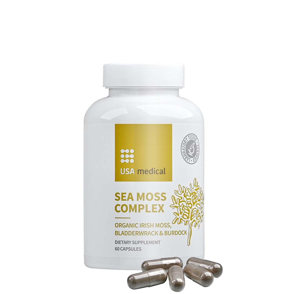 Usa Medical - Sea Moss Complex - 60 capsules – Usa Medical packaging