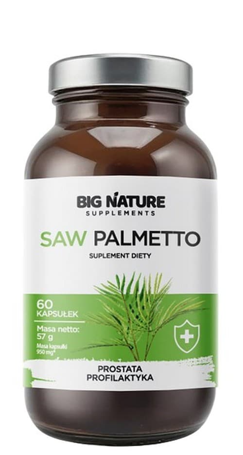 Big Nature - Saw Palmetto - 60 kapsler – Big Nature emballage