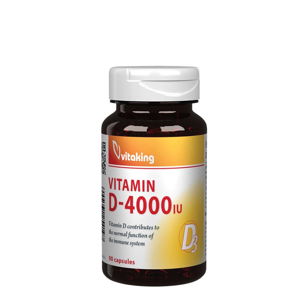 Vitaking - Vitamin D 4000 - 90 kapslar