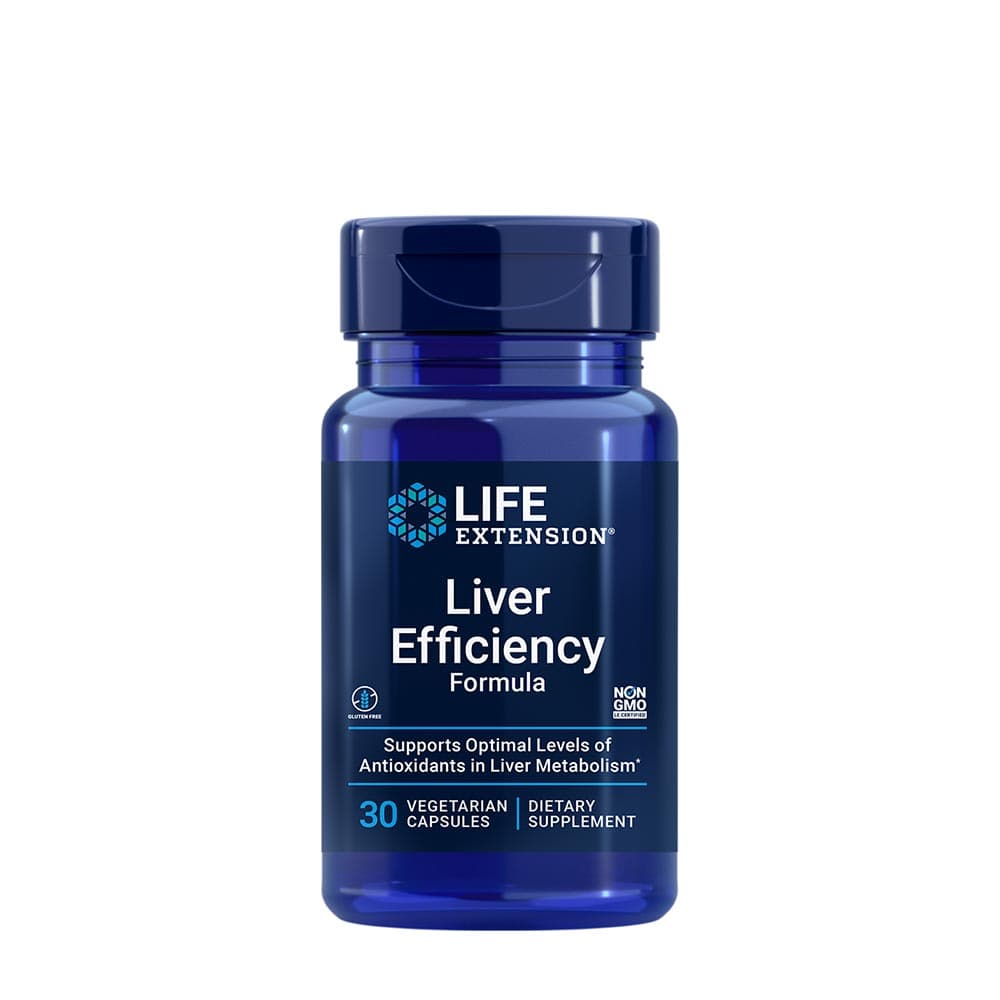 Life Extension Liver Efficiency Formula 250 mg - 30 capsules végétariennes – Life Extension emballage