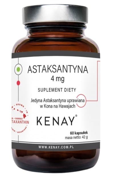 Kenay Astaxanthin 4mg - 60 kapslar – Kenay packaging