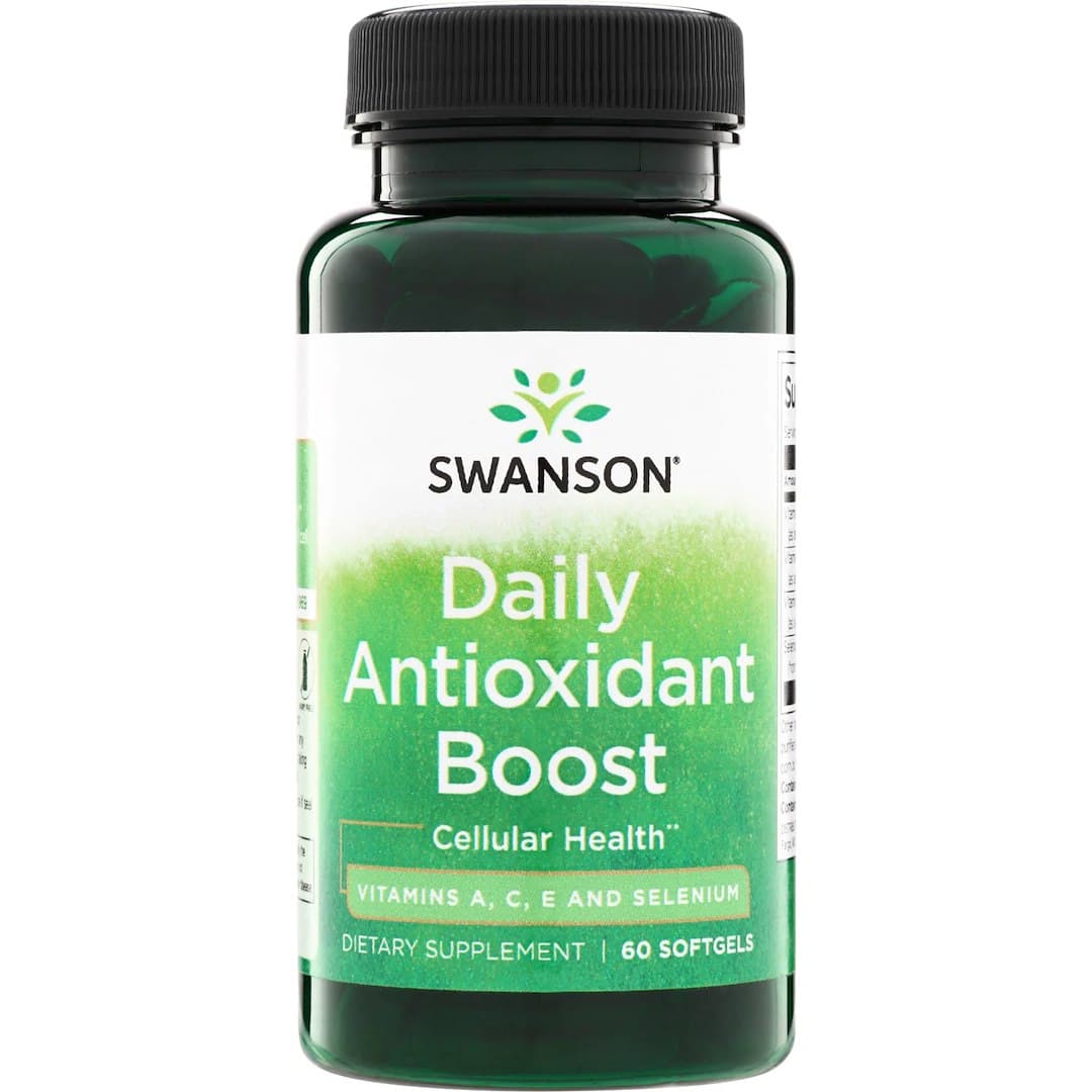 Swanson Daily Antioxidant Boost 60 cápsulas – Swanson empaque