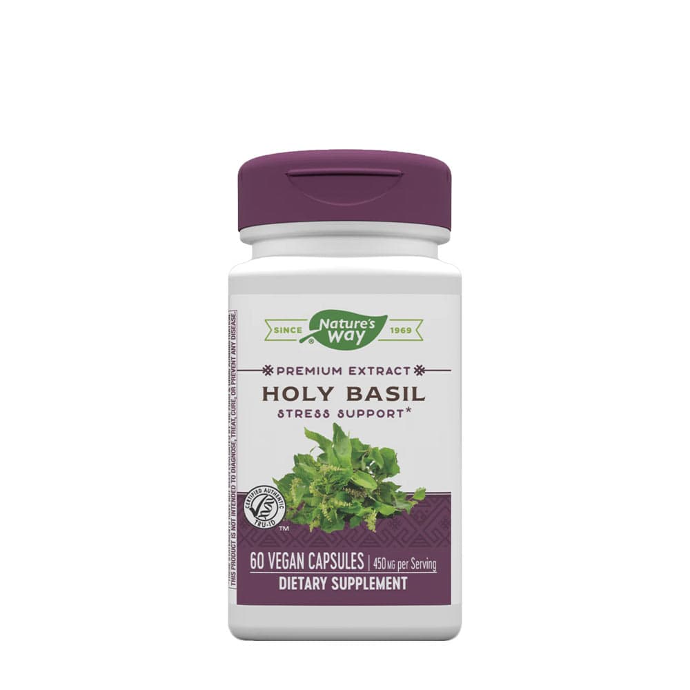 Nature's Way Holy Basil - 60 cápsulas vegetarianas – Nature's Way empaque