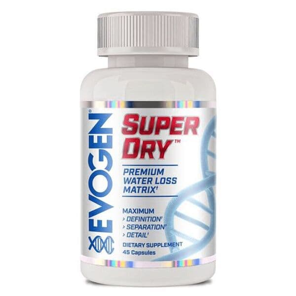 Evogen - Super Dry - 45 kapslar – Evogen förpackning