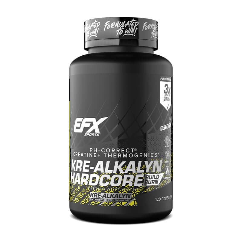 EFX Sports - Kre-Alkalyn Hardcore - 120 kapsułek – EFX Sports opakowanie