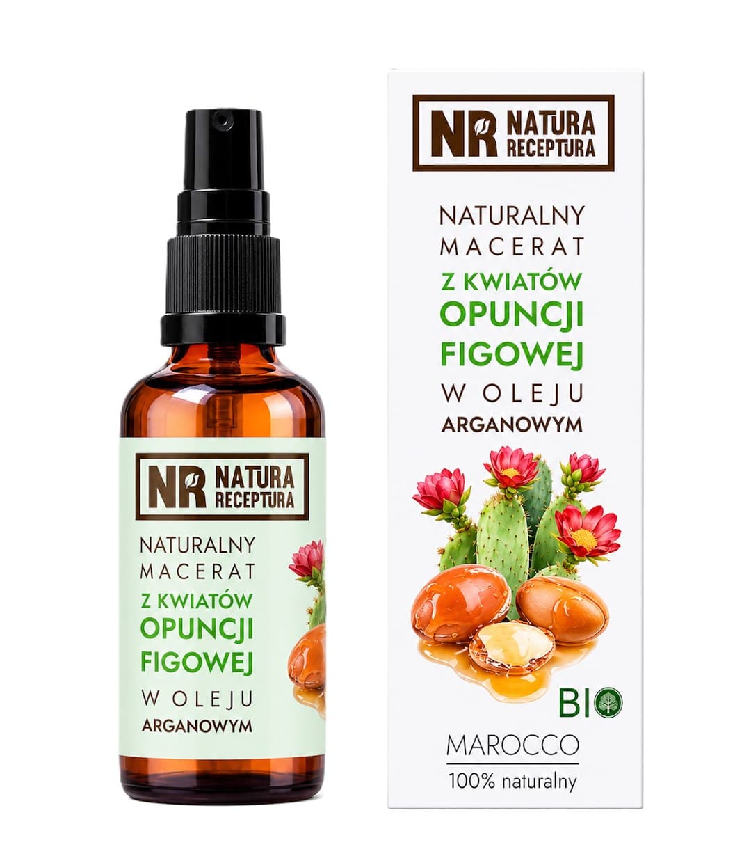 Natura Receptura - Macerado de flor de nopal en aceite de argán - 50ml – Natura Receptura empaque