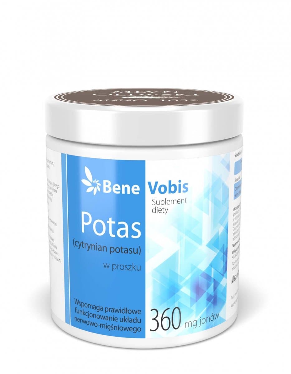 Bene Vobis Potas (potassium citrate) powder 500g – Bene Vobis packaging
