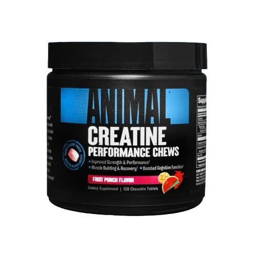 Animal Creatine Gummies Fruit Punch - 120 tyggegummibiter – Animal confezione