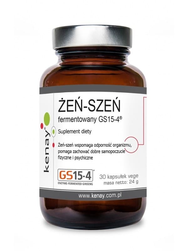 Kenay Fermenterad Ginseng GS15-4 - 30 Kapslar – Kenay förpackning