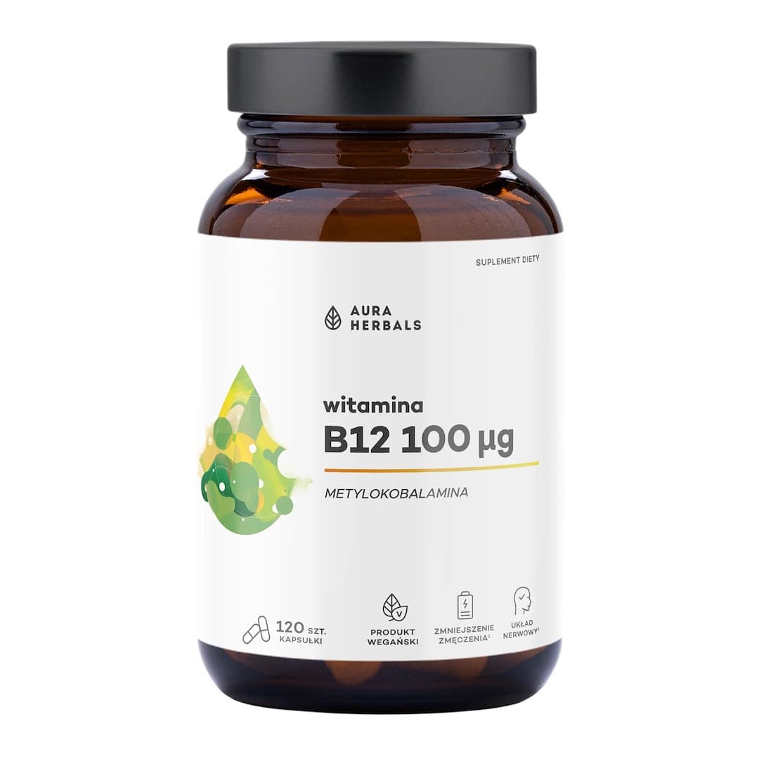 Aura Herbals Vitamin B12 100μg – 120 kapslar