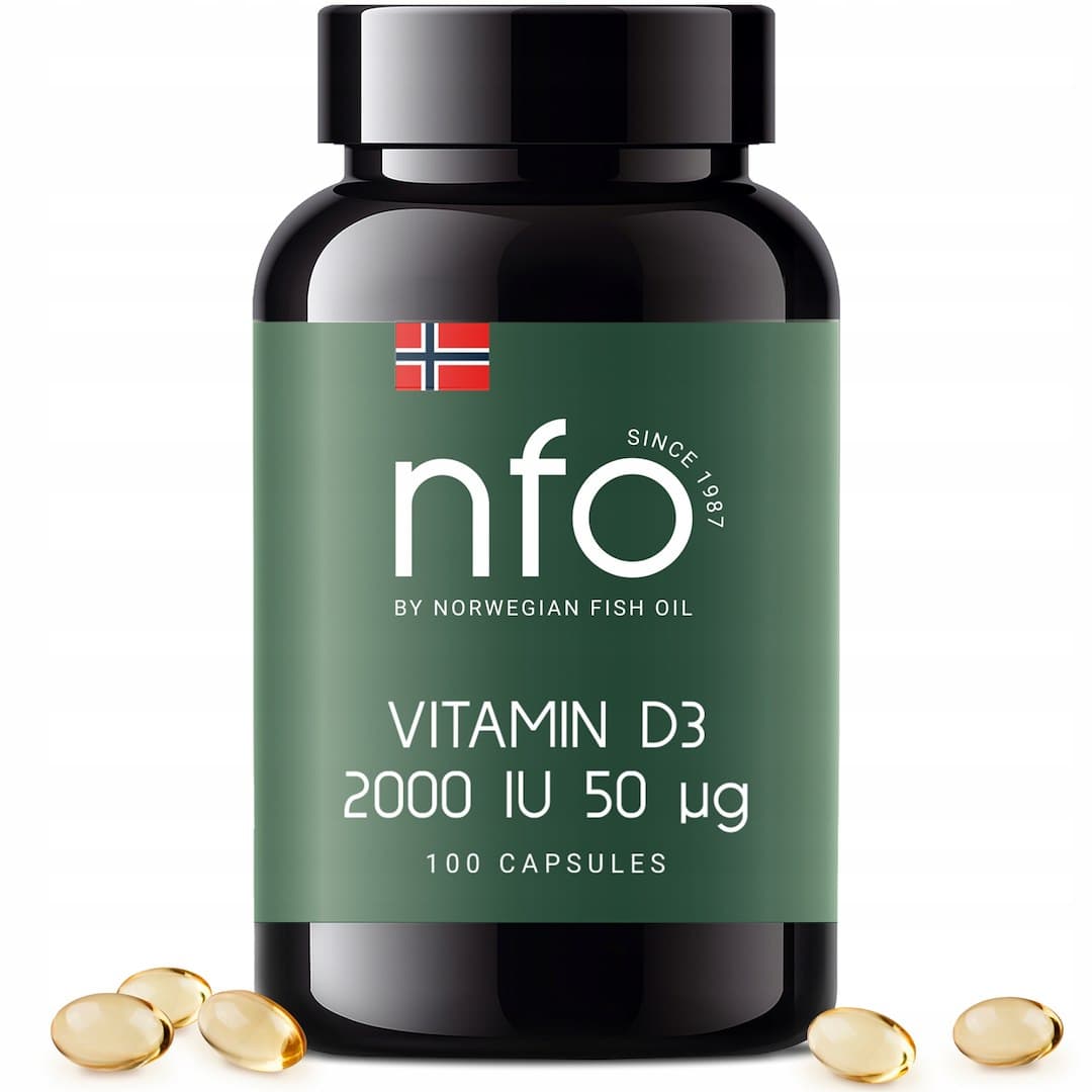 NFO - Vitamin D3 - 100 kapslar