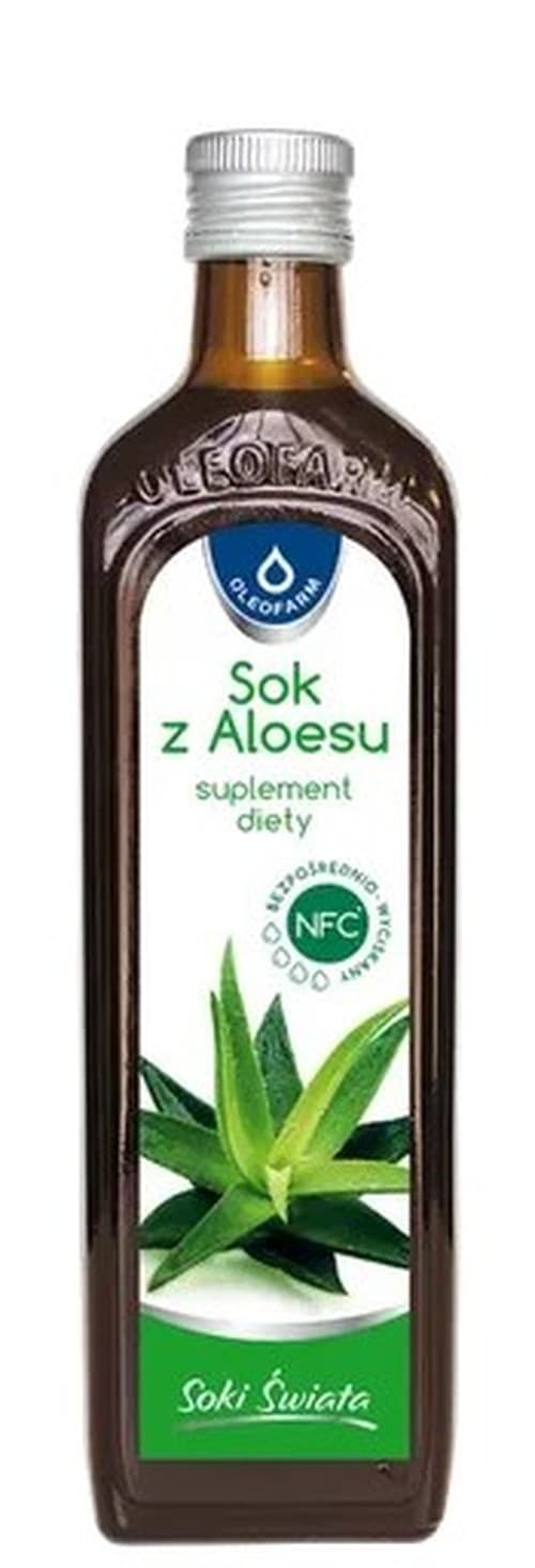 Oleofarm - Aloe Vera Juice 500ml – Oleofarm packaging