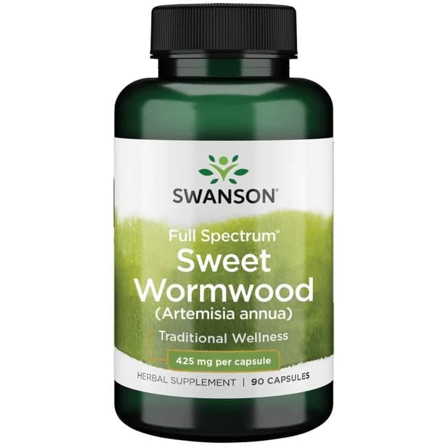 Swanson Full Spectrum Sweet Wormwood 425 mg - 90 Kapseln – Swanson packaging